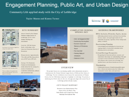 Engagement Planning, Public Art, and Urban Design