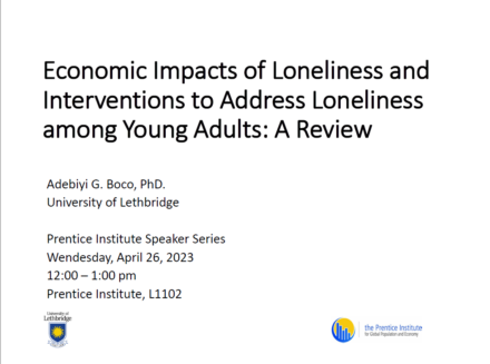 Economic Impacts of Loneliness and Interventions to Address Loneliness among Young Adults: A Review